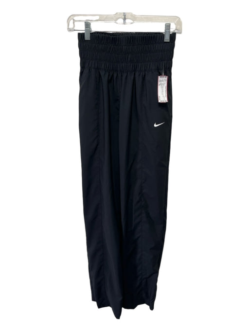 Nike Size XS Black Polyester High Rise Jogger Pockets Pants Black / XS