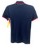 Lacoste Size 34 Navy Cotton Blend Polo Half Button Short Sleeve Top Navy / 34