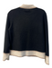 C by bloomingdales Size XS Black White & Beige Cashmere Long Sleeve Sweater Black White & Beige / XS