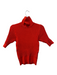 Ted Baker Size 0 Red Orange Viscose Blend Knit Stretch 1/2 sleeve Sweater Red Orange / 0