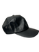 Moussy Black Polyester Faux Leather Grommet Baseball Cap Hat Black / One Size