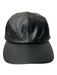 Moussy Black Polyester Faux Leather Grommet Baseball Cap Hat Black / One Size