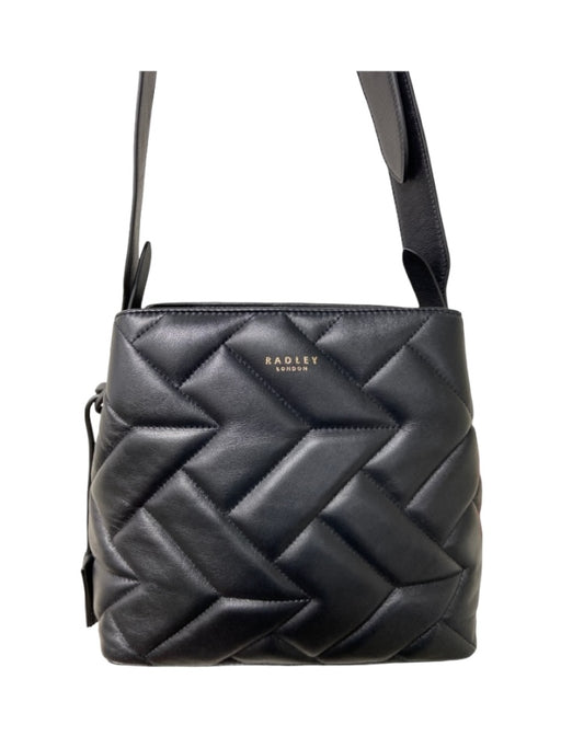 Radley Black Leather Geometric Quilted Crossbody Bag Black / S/M