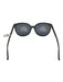 Gucci Gray Acetate Marbled Shimmer Round Wayfarer Sunglasses Gray