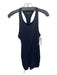 Athleta Size Small Navy Polyester Blend Sleeveless Racerback Side Ruching Top Navy / Small