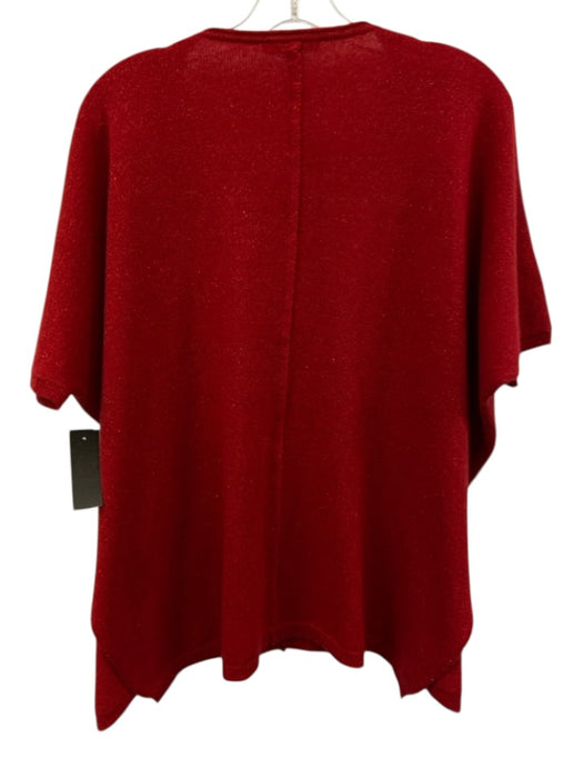 Calypso St. Barth Size 0 Red Cashmere & Polyester Metallic Thread Sleeveless Top Red / 0