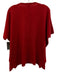 Calypso St. Barth Size 0 Red Cashmere & Polyester Metallic Thread Sleeveless Top Red / 0