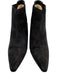 Jimmy Choo Shoe Size 41 Black Suede leather Stretch Panel Back Zip Booties Black / 41