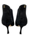 Jimmy Choo Shoe Size 41 Black Suede leather Stretch Panel Back Zip Booties Black / 41