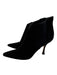 Jimmy Choo Shoe Size 41 Black Suede leather Stretch Panel Back Zip Booties Black / 41