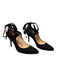 L.K. Bennett Shoe Size 39 Black Suede Tie Detail Heel Almond Toe Shoes Black / 39