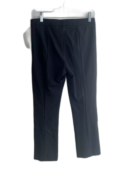 Vince Size 4 Black Viscose Blend Ponte Front Seam Zip & Hook skinny leg Pants Black / 4