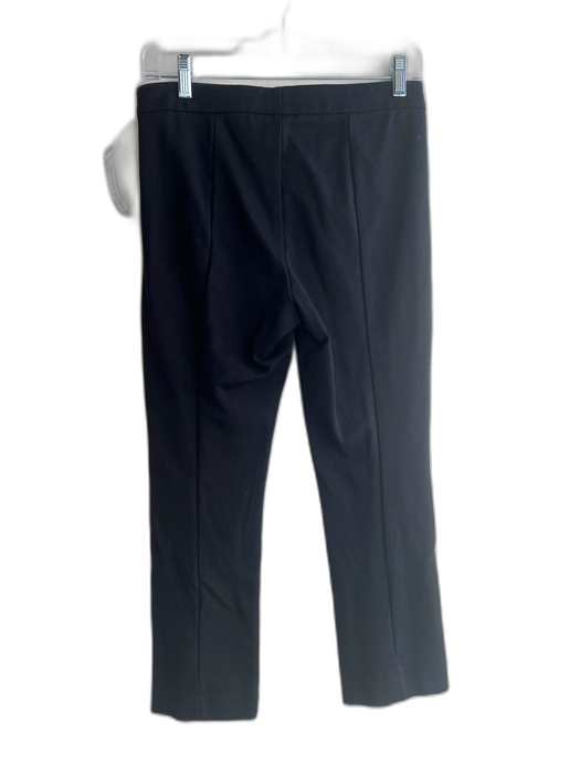 Vince Size 4 Black Viscose Blend Ponte Front Seam Zip & Hook skinny leg Pants Black / 4