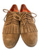Via Spiga Shoe Size 8.5 Brown Suede Leather Tassel Lace Up oxford Shoes Brown / 8.5