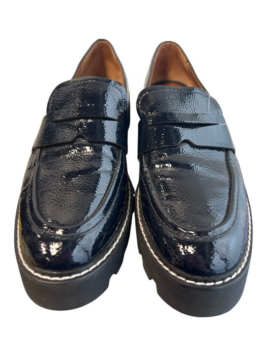 Franco Sarto Shoe Size 8.5 Black Manmade Material Platform Round Toe Shoes Black / 8.5