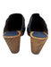 Lisa B. Shoe Size 37 Blue Leather Upper Round Toe Studded Mules Clogs Blue / 37