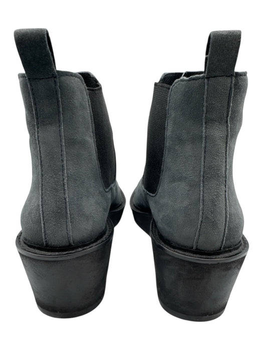 Cecelia Shoe Size 6.5 Slate Blue Almond Toe Chelsea Wedge Booties Slate Blue / 6.5