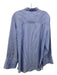 By Malene Birger Size 36 Blue & White Viscose & Acetate Button Up Collar Top Blue & White / 36