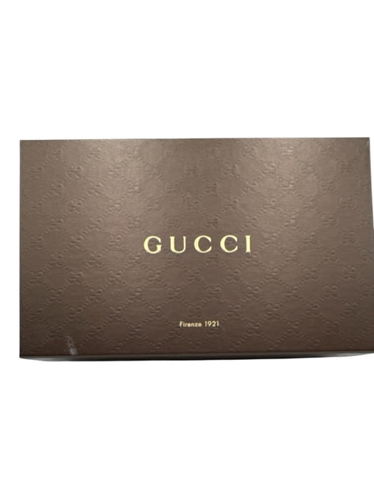 Gucci Shoe Size 39 Black Leather Upper Suede Pointed Almond Toe Stiletto Pumps Black / 39