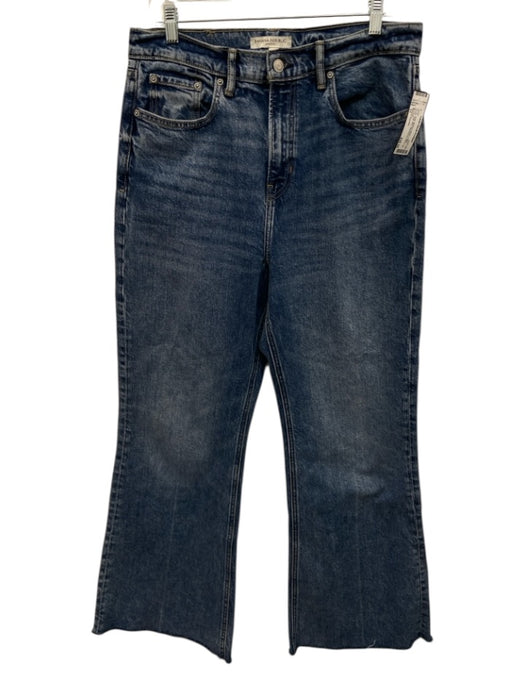 Banana Republic Size 31 Medium Wash Cotton Denim High Rise Whiskering Jeans Medium Wash / 31