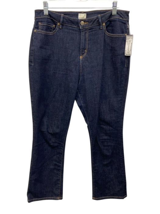 Ann Mashburn Size 31 Dark Wash Cotton Denim Mid Rise Contrast Stitch Jeans Dark Wash / 31