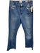 Frame Size 31 Light Wash Cotton Denim High Rise Whiskering Raw Hem Flare Jeans Light Wash / 31
