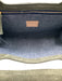 Clare V Army Fatigue Green Leather Suede Magnetic Closure Top Handle Clutch Bag Army Fatigue Green / Medium