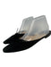 Manolo Blahnik Shoe Size 41 Black Suede Square Round Toe Tie Ballerina Flats Black / 41
