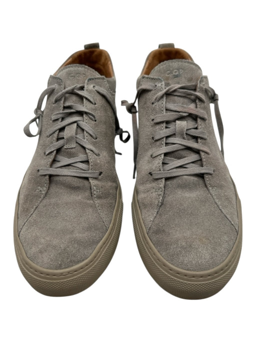C.QP Shoe Size Est 10 Gray Suede Solid Sneaker Men's Shoes Gray / Est 10