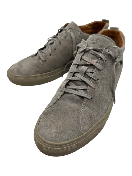C.QP Shoe Size Est 10 Gray Suede Solid Sneaker Men's Shoes Gray / Est 10
