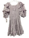 Ulla Johnson Size 2 Light Purple Cotton Short Puff Sleeve Ruffle Detail Dress Light Purple / 2
