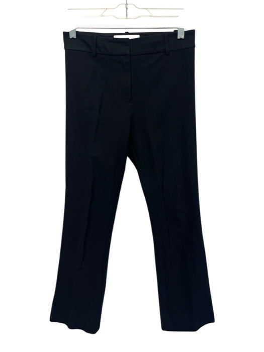 Derek Lam 10 Crosby Size 0 Black Cotton Blend Mid Rise pleat front Pants Black / 0