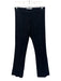Derek Lam 10 Crosby Size 0 Black Cotton Blend Mid Rise pleat front Pants Black / 0