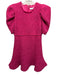 Likely Size 4 Hot pink Polyester Blend Short Sleeve Boucle Flare Dress Hot pink / 4