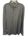 Boss Size 16 Black Synthetic Solid Athletic Button up Men's Long Sleeve Shirt Black / 16