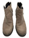 Rag & Bone Shoe Size 38.5 Beige & Brown Suede Ankle Round Toe Booties Beige & Brown / 38.5