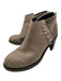 Rag & Bone Shoe Size 38.5 Beige & Brown Suede Ankle Round Toe Booties Beige & Brown / 38.5