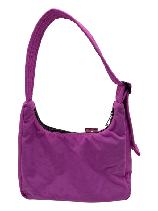 Baggu Fuschia Pink Nylon Zip Close Adjustable Shoulder Bag Fuschia Pink / Mini