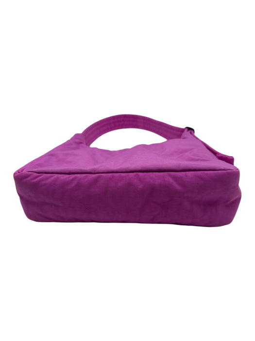 Baggu Fuschia Pink Nylon Zip Close Adjustable Shoulder Bag Fuschia Pink / Mini