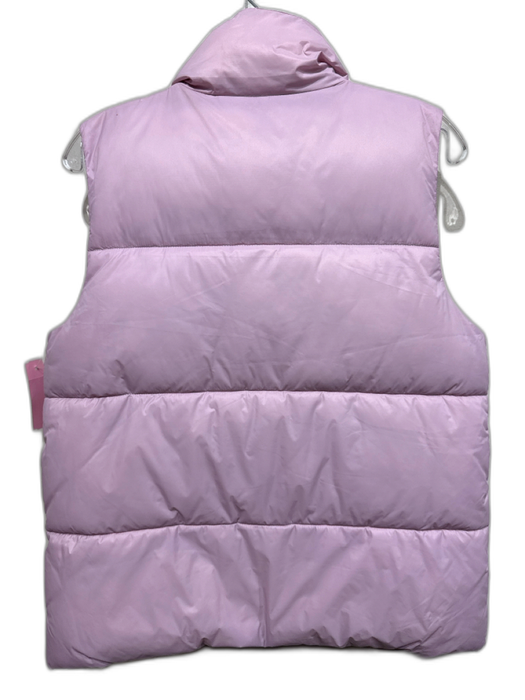 J Crew Size XS Lilac Polyamide Puffer Zip Up Button up Vest Lilac / XS