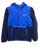 Columbia Size S Blue & Navy Polyester Front Pocket Button Up Hoodie Jacket Blue & Navy / S