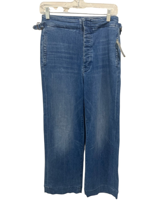 Mother Size 27 Medium Wash Cotton Blend Denim High Waist Button Fly Jeans Medium Wash / 27