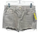L'agence Size 28 Khaki Beige Cotton Denim Distressed Hem Button & Zip Fly Shorts Khaki Beige / 28