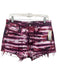 Agolde Size 27 White & Pink Cotton Denim Tie Dye Button Fly Cutoff Shorts White & Pink / 27