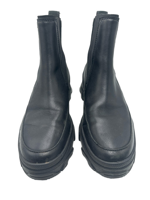 Sorel Shoe Size 8 Black Leather Chelsea Lug sole Booties Black / 8