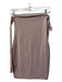 By The Way Size XS Taupe Purple Bodycon Tie Sleeve Off Shoulder Above Knee Dress Taupe Purple / XS
