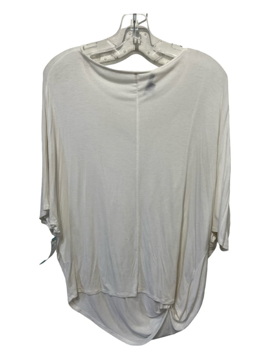 Vince Size S White Cotton Dolman Draped Hem Drop Shoulder Top White / S