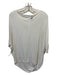 Vince Size S White Cotton Dolman Draped Hem Drop Shoulder Top White / S