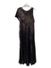 Badgley Mischka Collection Size 8 Brown Silk All Over Sequins One Shoulder Gown Brown / 8