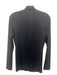 Nicole Miller Artelier Size P Black Polyester Blend Surplice Long Sleeve Top Black / P